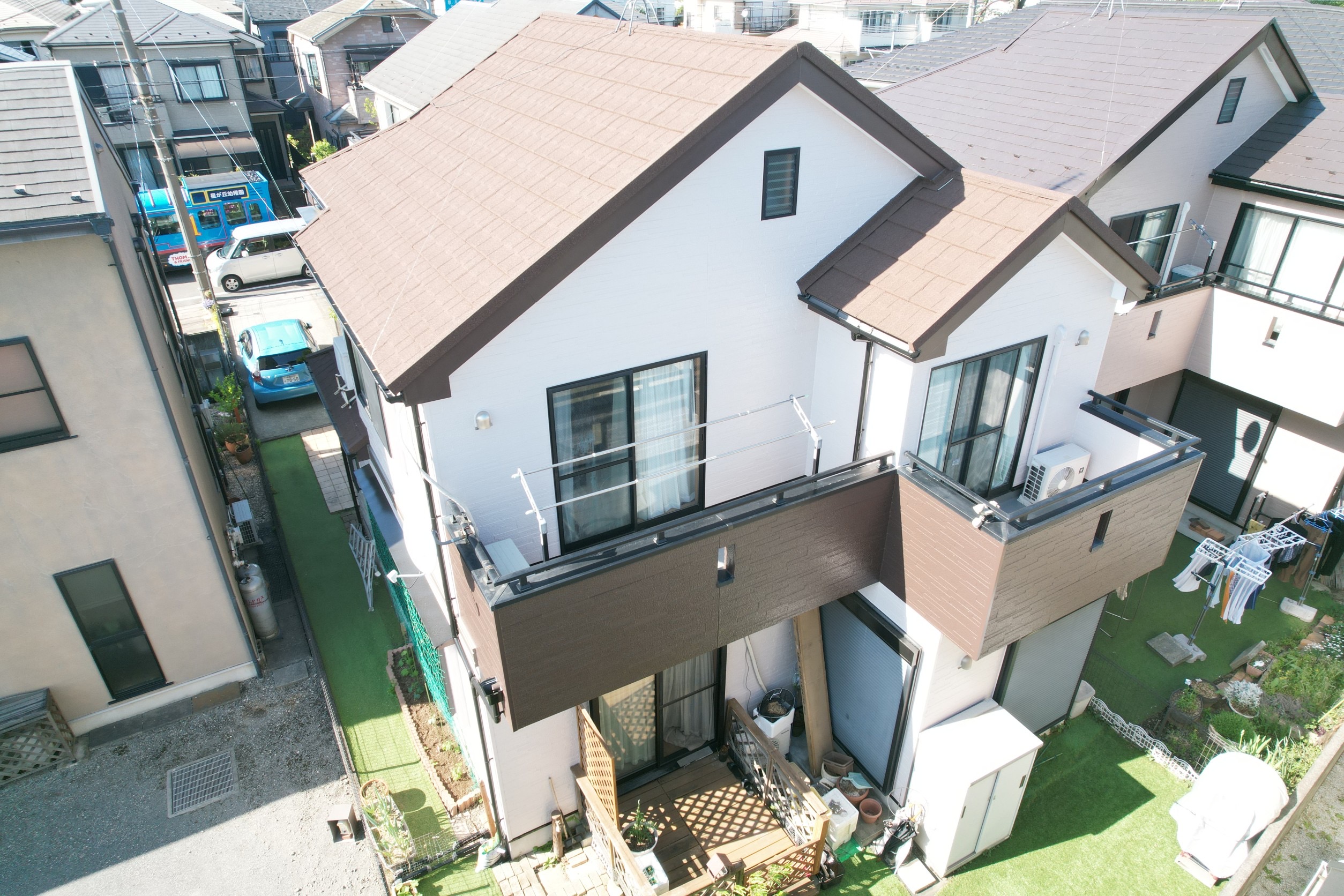 屋根セネターカバー工事・外壁無機塗装・幕板カバー・シーリング高耐侯型オートンイクシード