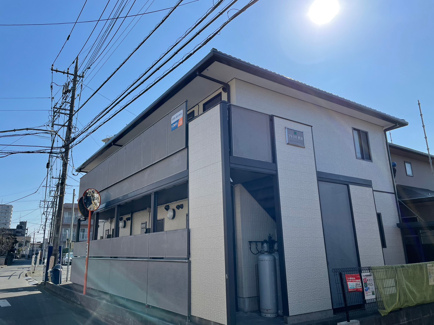 外壁塗装　附帯部塗装　長尺シート貼り