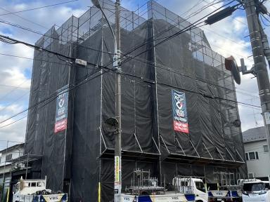 大規模マンション改修工事着工のお知らせです。