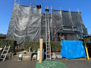 屋根カバー工事着工のお知らせです。