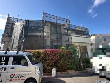 屋根カバー工事着工しました