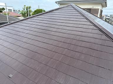 相模原市K様邸屋根塗装工事｜棟板金ビス補強＋フッ素仕上げで長持