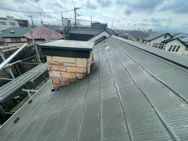 天窓（トップライト）撤去工事を行いました
