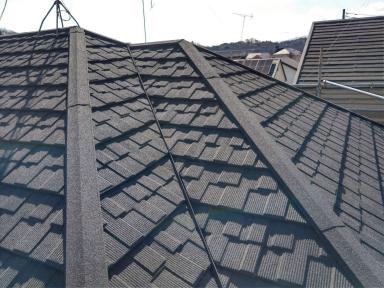 屋根カバー工事が完了しました。